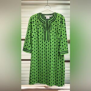 Gretchen Scott split neck dress size large